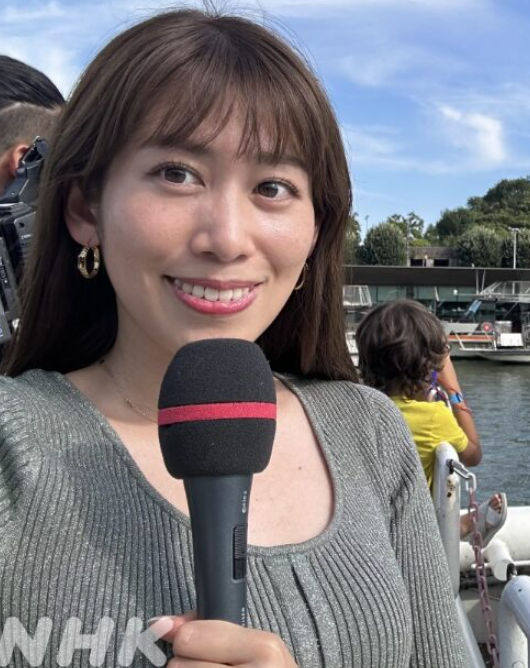 パリオリンピックで現地リポートする中川安奈1