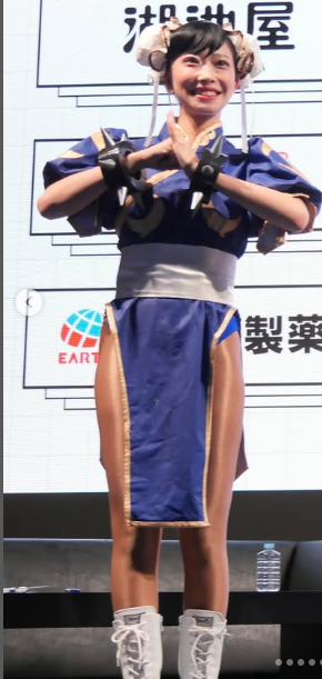 西井綾音の春麗のコスプレ１０