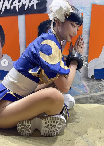 西井綾音の春麗のコスプレ1５